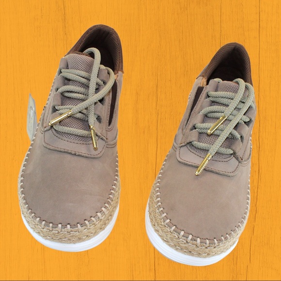 Women’s Casual Sneakers size 9.5 Light brown Espadrille Lightweight stylish - Picture 6 of 9